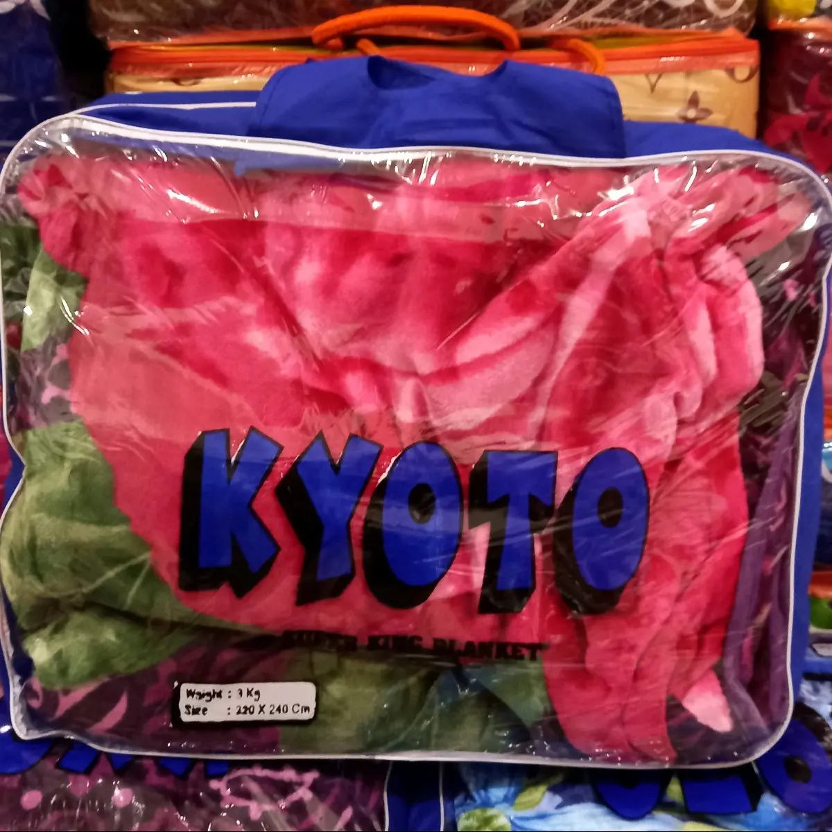 Selimut Jumbo Kyoto Ukuran 220x240 cm Tebal Halus Kualitas Premium