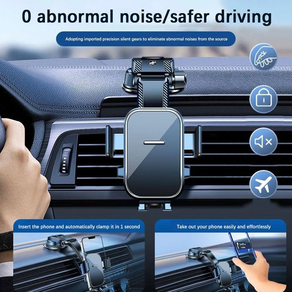 360° Rotatable Car Phone Holder For Dashboard And Windshield Suction Cup Cell Phone Mount Mobile Phone