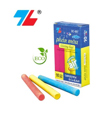  Phấn màu không bụi Thiên Long DC-007  10 viên  