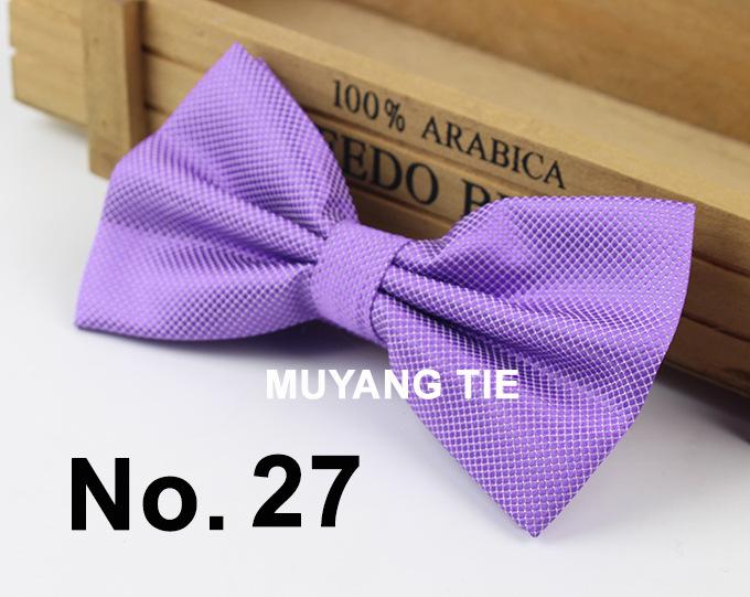 Product Introduction of $ Bow Tie Men's Polyester Jacquard Bow Tie Hidden Check Fine Texture Bow Tie Korean Style British Wedding Bow Tie 27