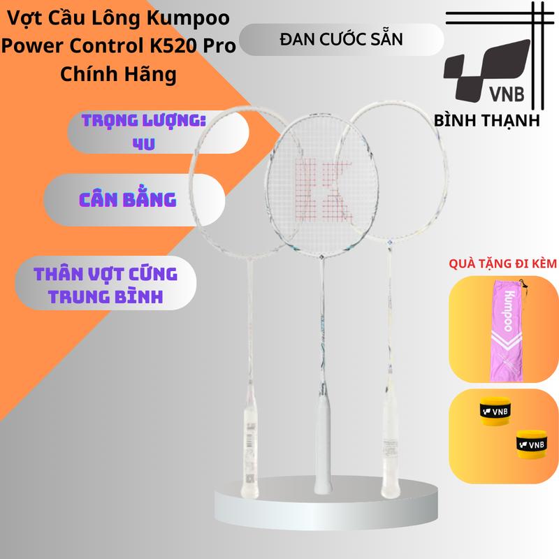 Vợt Cầu Lông Kumpoo Power Control K520 Pro Chính Hãng