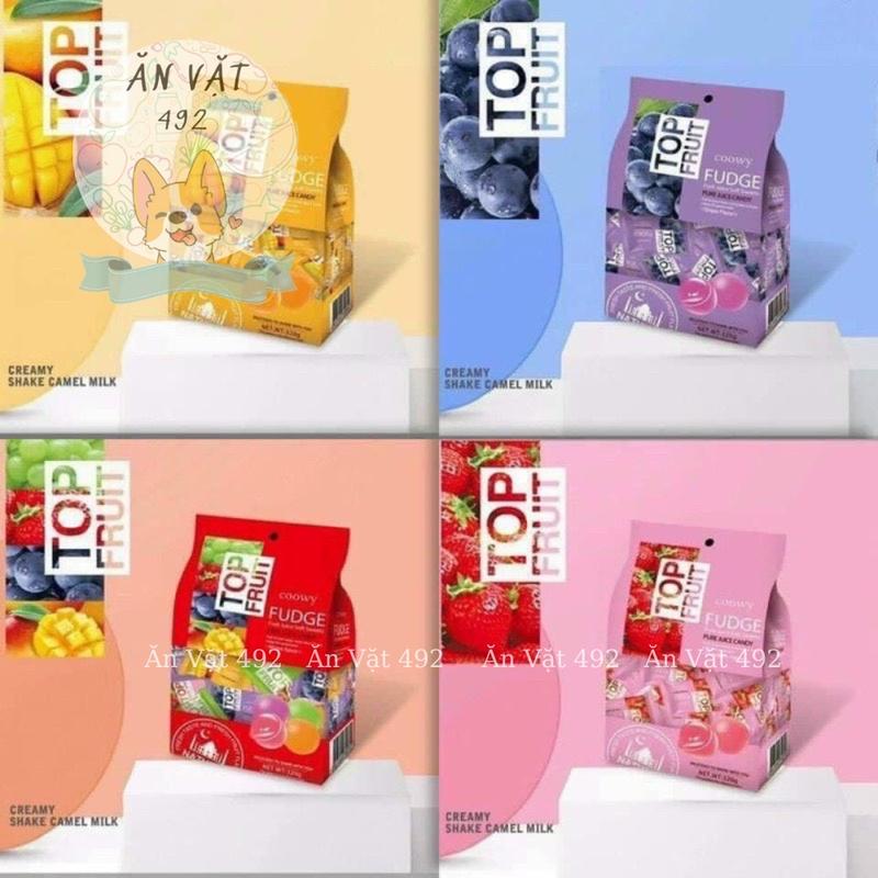 Kẹo dẻo trái cây TOP FRUIT COOWY nhiều hương vị gói 320g