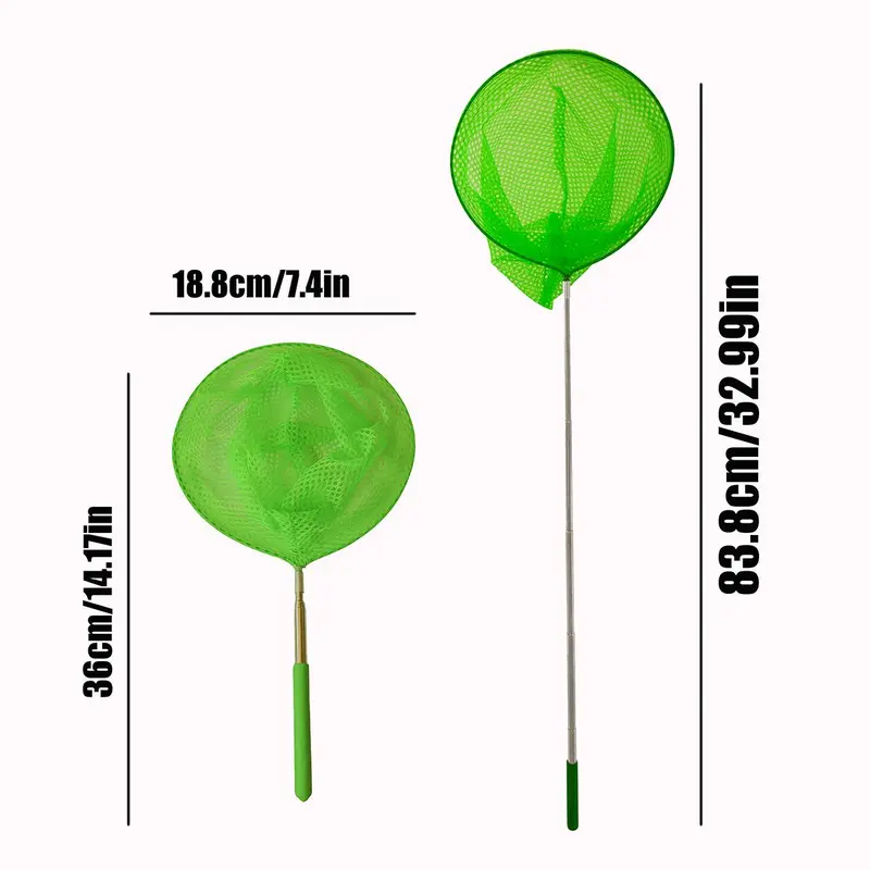 Foldable Insect Catching Net, 1 Count Retractable Insect Catching Net with Non-slip Handle, Outdoor Insect Catching Tool for Outdoor Camping 1