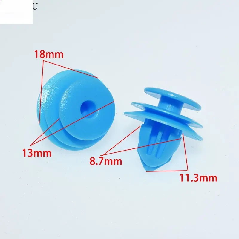 Kẹp lót bảng trang trí nội thất cửa Toyota, 50 chiếc, Chính hãng 1
