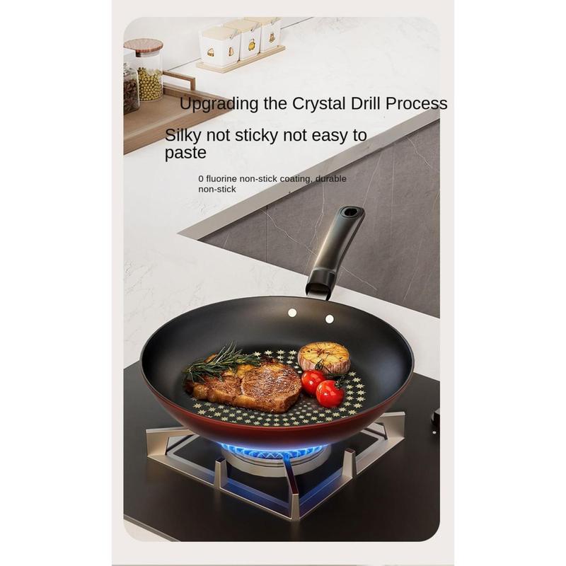 Product Introduction of New Non-Stick Pan with Lid Easy to Clean Frying Pan Multi-functional Iron Fried Steak Pot Gas Induction Cooker 24