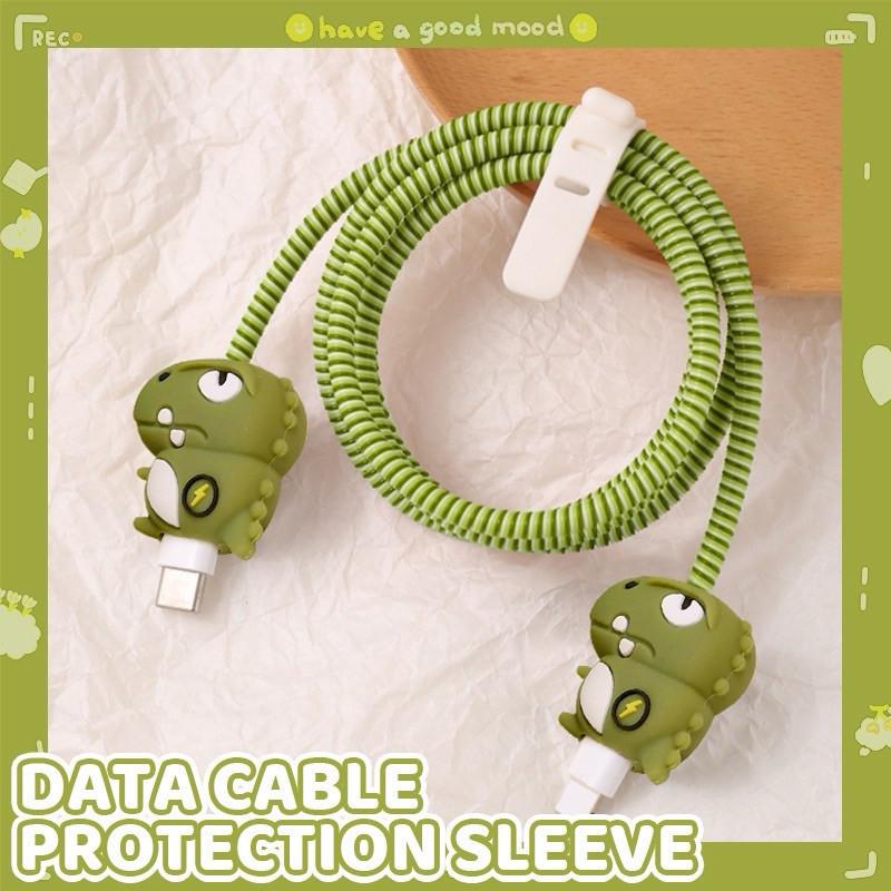 Pelindung Kabel Charger Data 1 Set 4 in 1 Presisi Cable Bite Kabel Type C USB A Micro USB Lightning Kompatibel untuk Samsung Xiaomi Realme Tecno Infinix Vivo Oppo Huawei Karakter Marvel Sanrio Nintendo Kuromi Hello Kitty Lotso MyMelody CInnamoroll 6