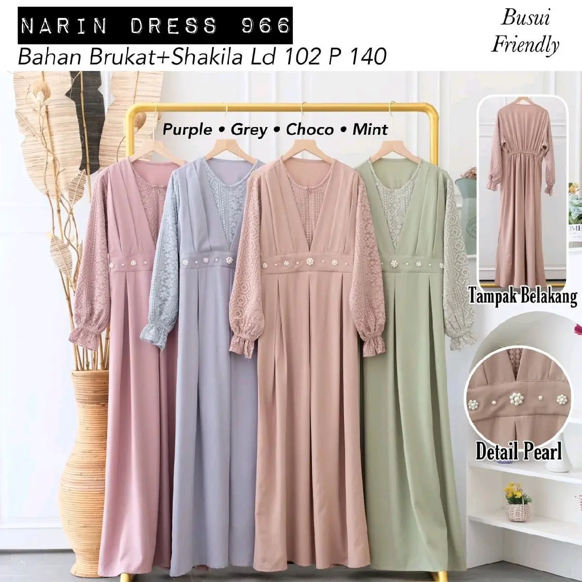 NARIN DRESS / DRESS BRUKAT BUSUI /