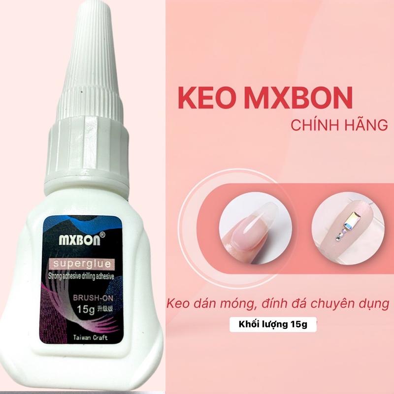  Keo Mxbon Đen  mẫu mới  10-15g gắn móng đính phụ kiện charm đá Nail Nữ 