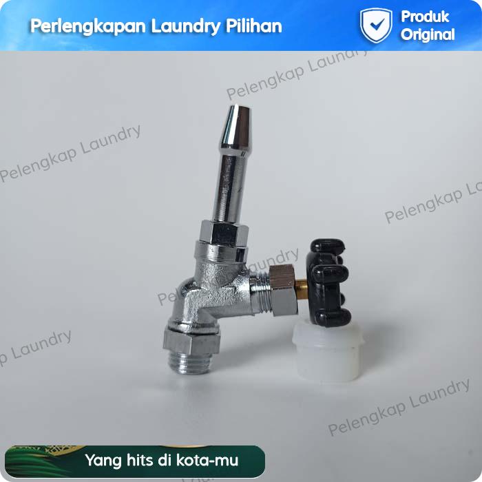 Kran Kepala Setrika Uap Boiler Kran Pembuangan + Nepel 2