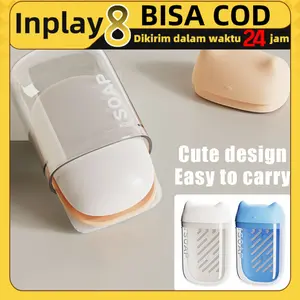 Tempat Sabun Batang Travel Anti Bocor dengan Desain Drainage Cepat Cocok untuk Outdoor dan Mandi
