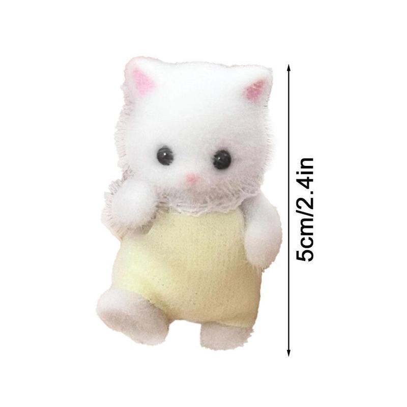 Product Introduction of 20g Cute Cat Doll Sylvanian Families Anime Figure Room Ornament Birthday Gifts For Girls 0