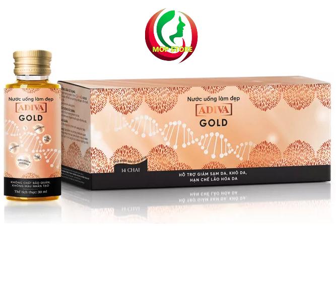 01 Hộp Collagen Adiva Gold (14 lọ/ hộp) Sản phẩm chăm sóc da