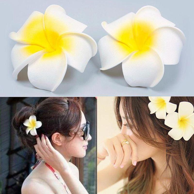 Product Introduction of Kẹp Tóc Hoa Plumeria, Kẹp Tóc, Phụ Kiện Tóc Đi Biển Bờ Biển U5R3 5