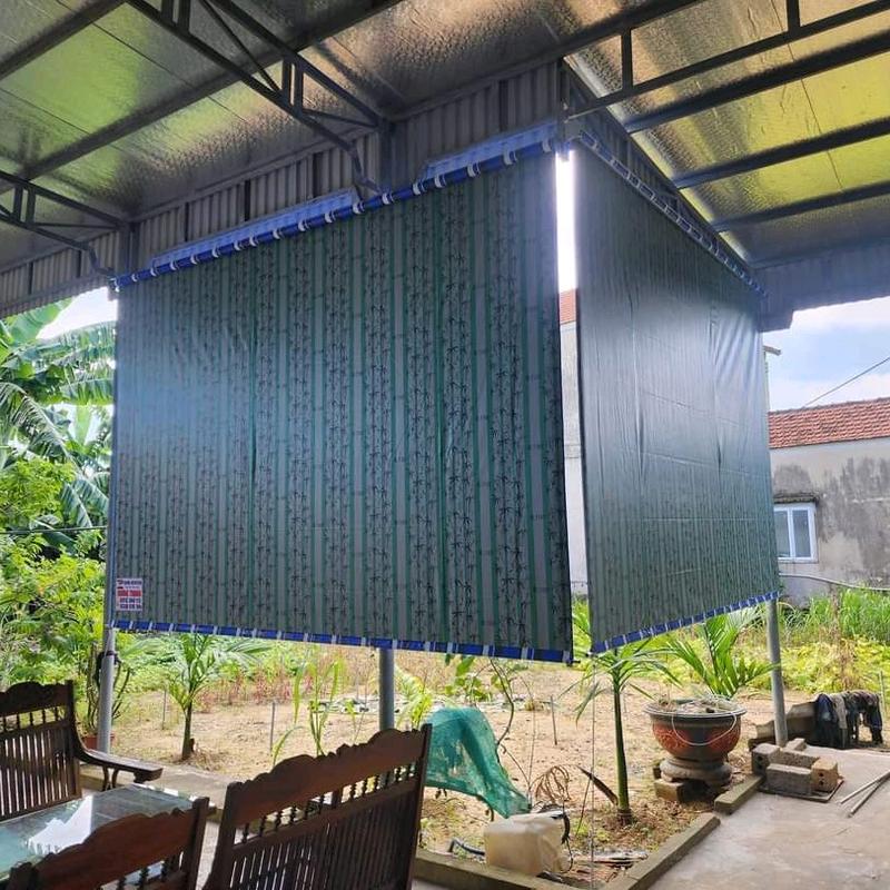Bộ linh kiện bạt thả/bạt cuốn kéo dây tiện lợi cho diện tích dưới 9m2 6