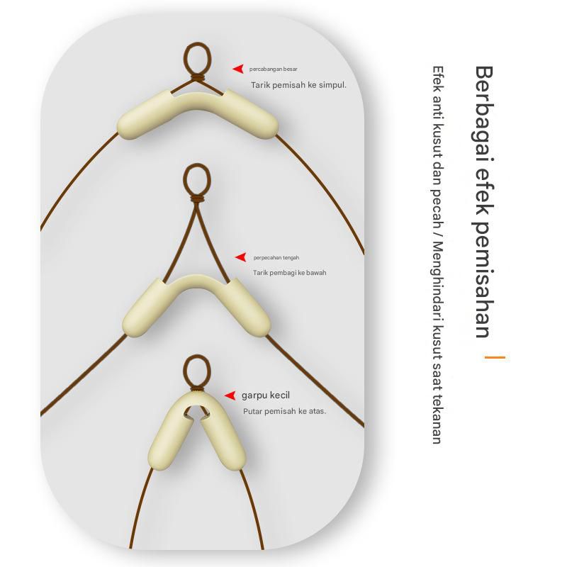 Pemisah 2 3 Rangkaian kail Pancing untuk Memancing Agar Lebih Maksimal Mendapatkan Ikan dengan Desain Optimal dan Kualitas Terbaik umpan mm Alat