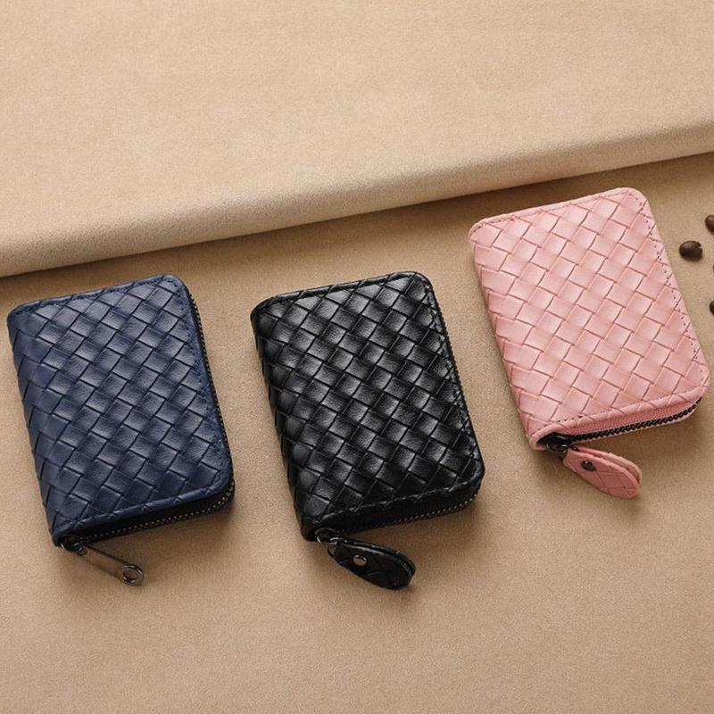 Product Introduction of Multi Slot Card Holder Vintage Small Wallet Women Men Card Wallet Credit Leather Coin Pouch L1M4 20