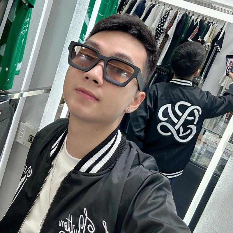 Áo khoác gió nam nữ hình  thêu bo trắng đen chất liệu gió hàn cao fom chuẩn cấp F221