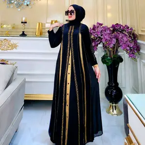 Abaya premium gamis abaya premium terbaru 197 Arab Bordir Ceruty Lembut