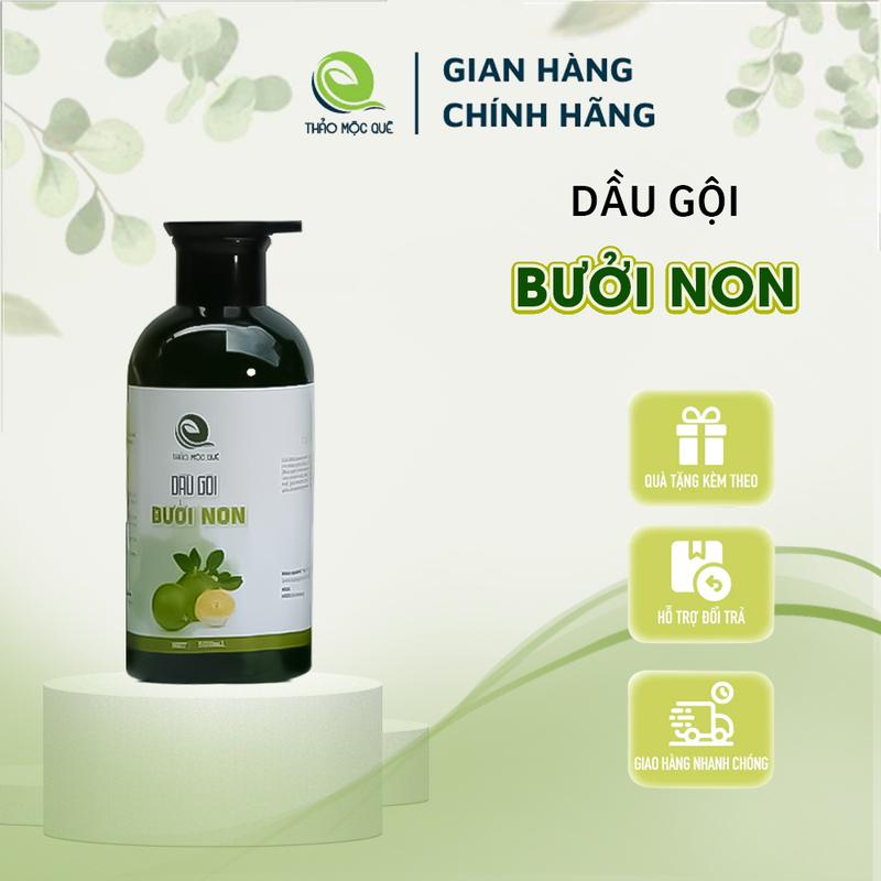Dầu Gội Đầu Bưởi Non THẢO MỘC QUÊ Kích Thích Mọc Tóc daugoi cap - 500ML