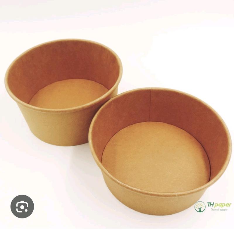 1 tô giấy kraft chịu nhiệt, đựng thức ăn nhanh và bánh các loại 4