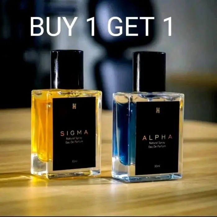 PROMO 2 BOTOL Parfum Pria Mewah - Sigma & Alpha - Parfum viral, Parfum Cowok Cool, Teratas No.  1
