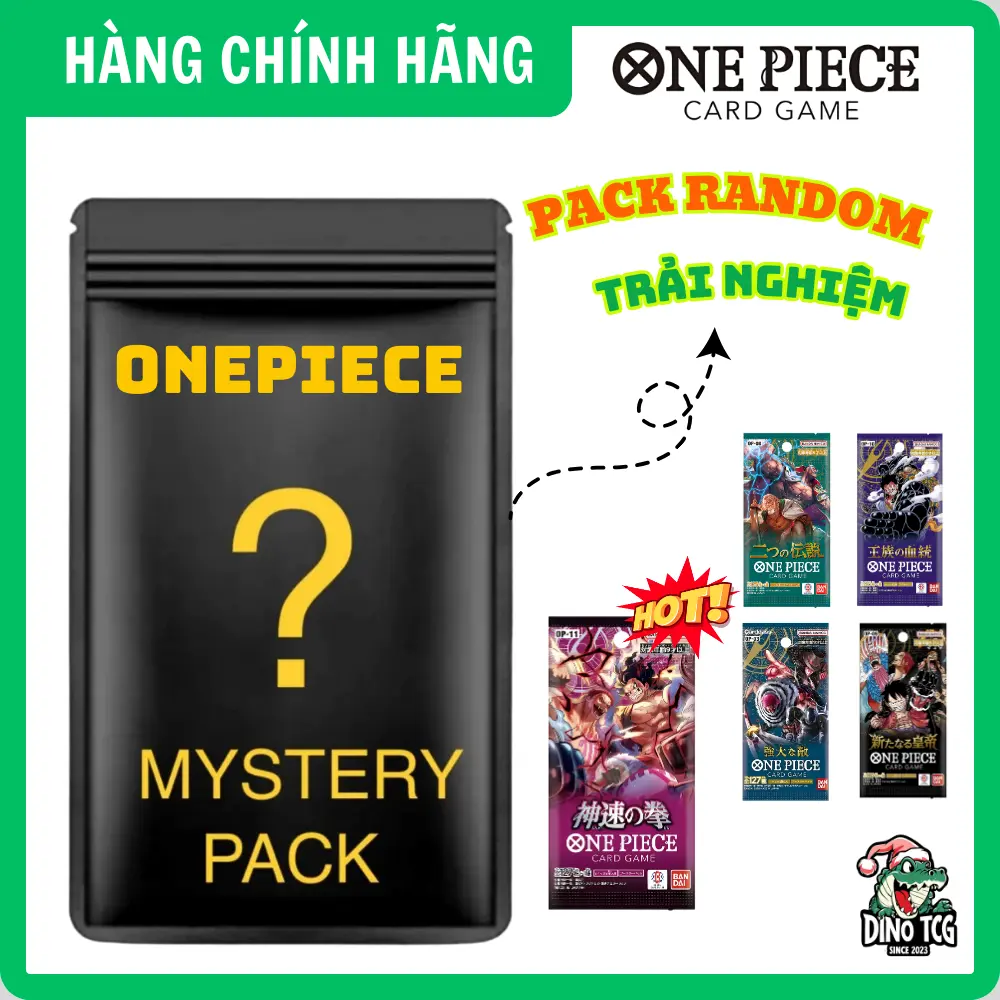 [Pack Trải nghiệm] Mystery pack random thẻ bài onepiece cardgame , túi mù trải nghiệm thẻ bài chính hãng op op03 , op08 , op09 , op10 , op11