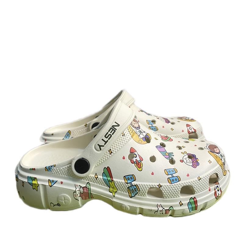  Dép sục Nam Nữ Nesty in hinh phi hành gia kiểu dáng sục đế cao 4,5-5 phan Eva mềm mại chống trơn trượt NE01-6 