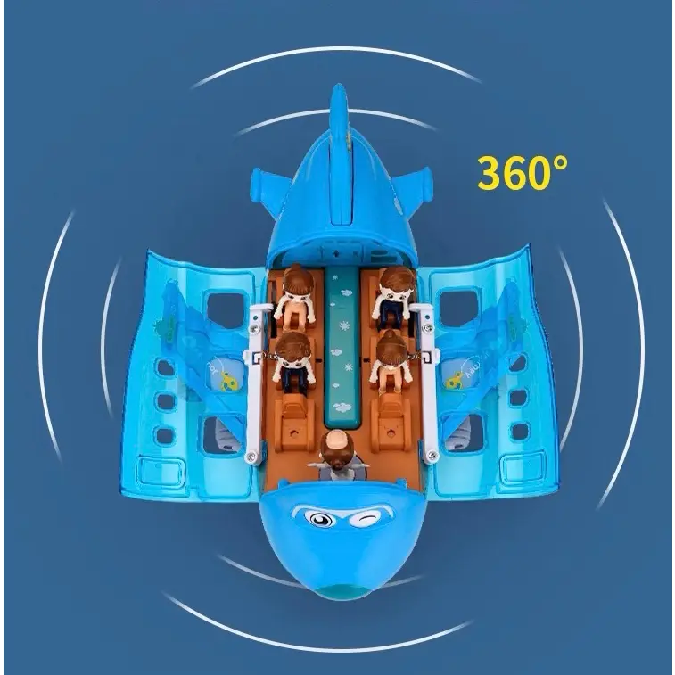 HAPPYTOYS.888 #C07 Mainan Anak Airliner Universal Pesawat Lampu Musik 4