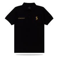 Gambar Jemssky Kaos Polo Shirt Pria Kerah Logo Jemssky Kanan JS Kiri Gold Sablon Print Quality Unisex - Hitam, S dari Jemssky_NEW Kota Administrasi Jakarta Pusat 1 Tokopedia