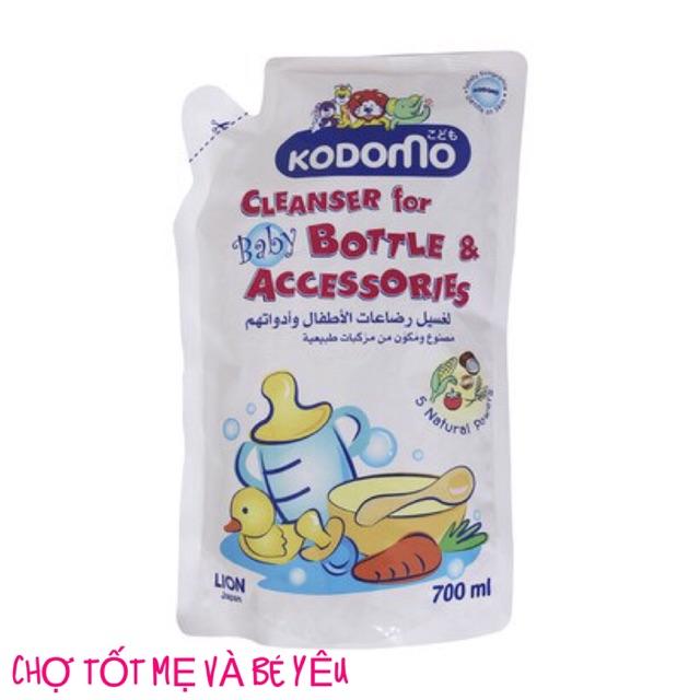 Nước Rửa Bình Sữa Kodomo 700ml Dạng Túi