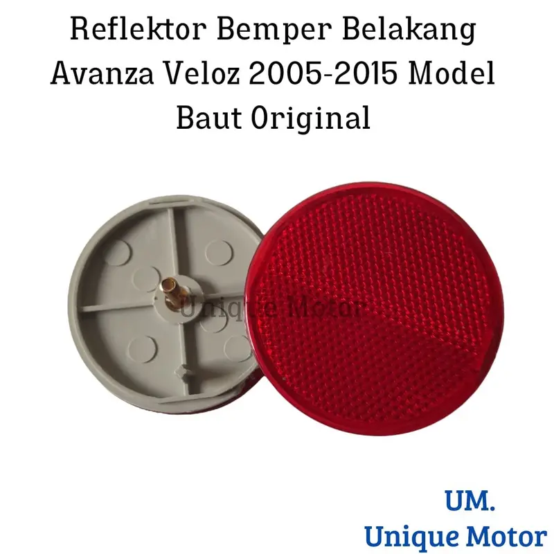 Reflektor Bemper Belakang Avanza Veloz 2005 - 2015 Model Baut Original 6