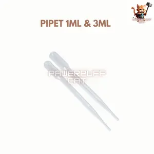 PPC Pipet Tetes 1ml 3ml Pelontar Makanan Kucing Alat Bantu Minum Obat Vitamin Susu Kitten