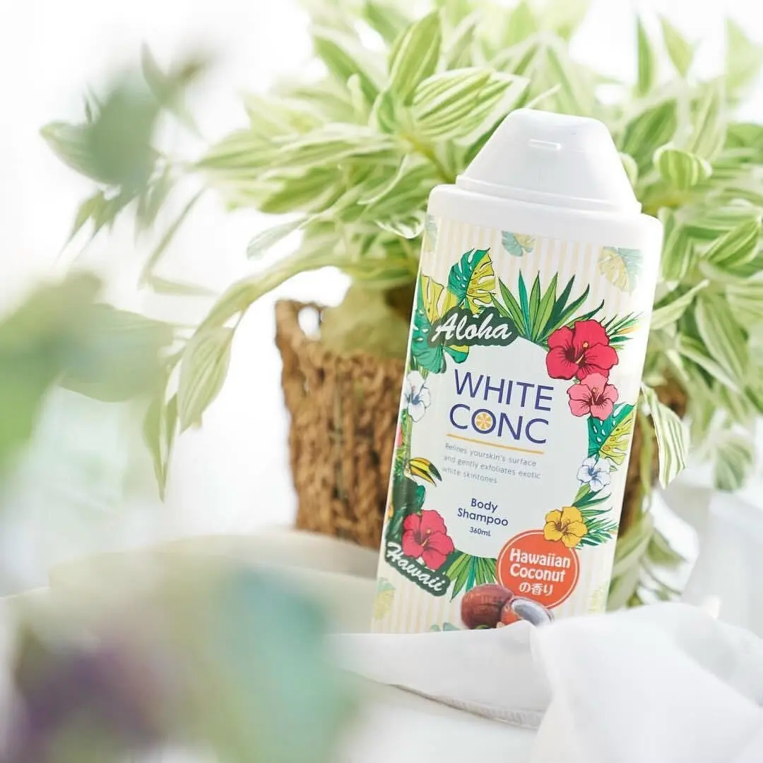 Sữa tắm trắng da White Conc Body Shampoo phiên bản đặc biệt Hawaiian Coconut 360ml