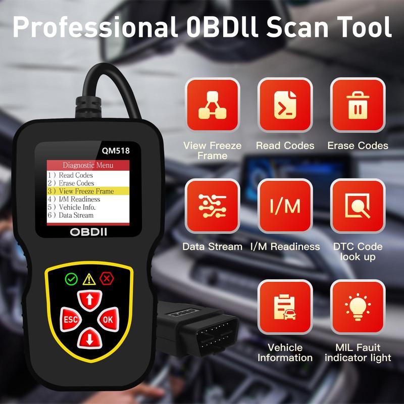 Product Introduction of OBD2 Car Fault Diagnosis Instrument, Engine Detector, OBD II Car Fault Code Reader, Universal Car Diagnostic Tool for All OBD II Protocol Cars After 1996 3