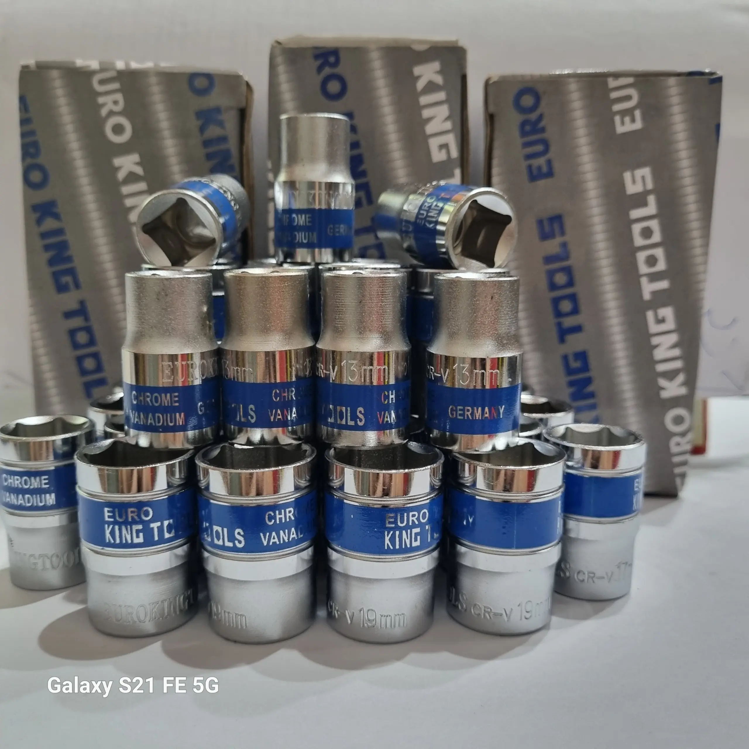 Khẩu 1/2 Ngắn Lục EURO KING TOOLS 8-9-10-11-12-13-14-15-16-17-18-19 mm