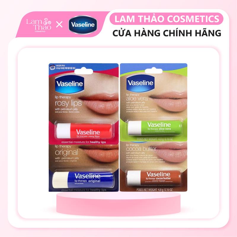 Son Dưỡng Thỏi Dưỡng Môi Vaseline Lip Therapy Làm Đẹp Da Nữ