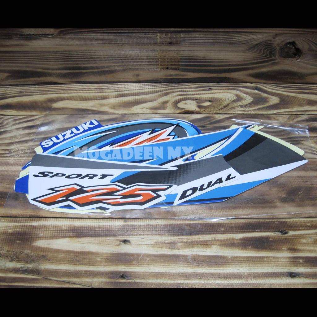 stiker TS 125 1997-2005 BIRU