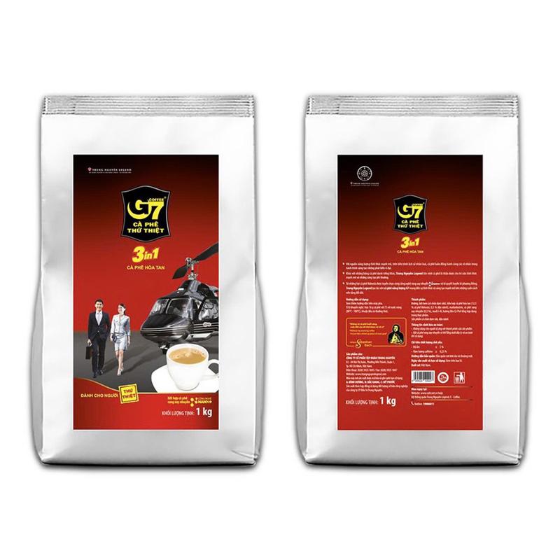 Trung Nguyên Legend Coffee, Cà phê sữa hòa tan G7 3in1 - Bịch 1 kg Cafe càphê 3in10