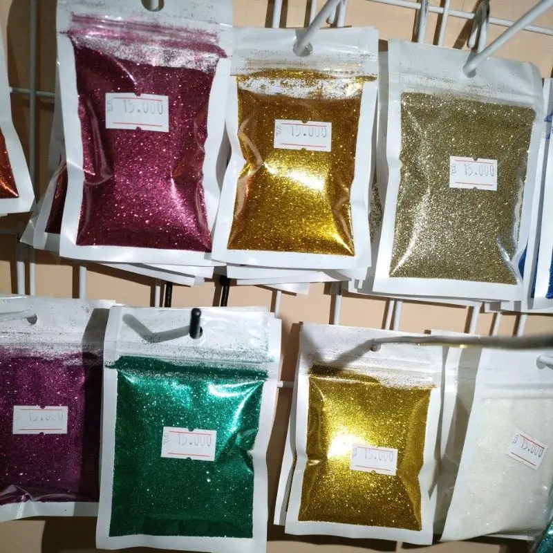 -20gr 1/128 Glitter bubuk halus warna / glitter henna halus