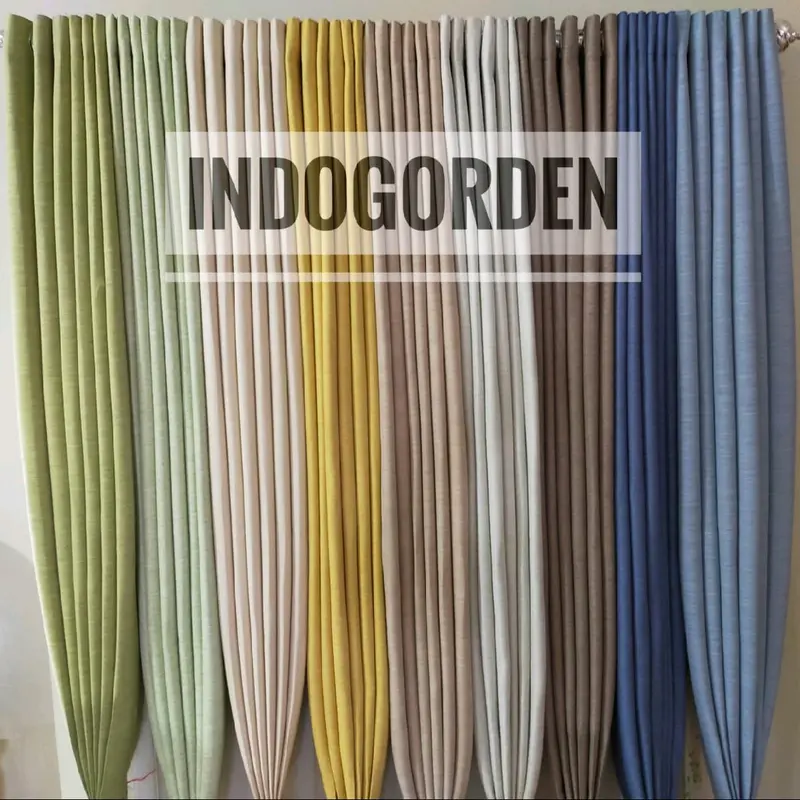 Gorden Blackout Polos Gorden Minimalis Gorden jendela pintu 2