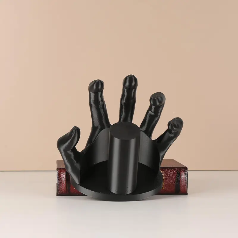 3D Printing Hand Shaped Design Decorative Ornament Supplies, 1 Count Toilet Paper Holder, Desktop Placement, Bedroom, Office Ornament Creativity 4