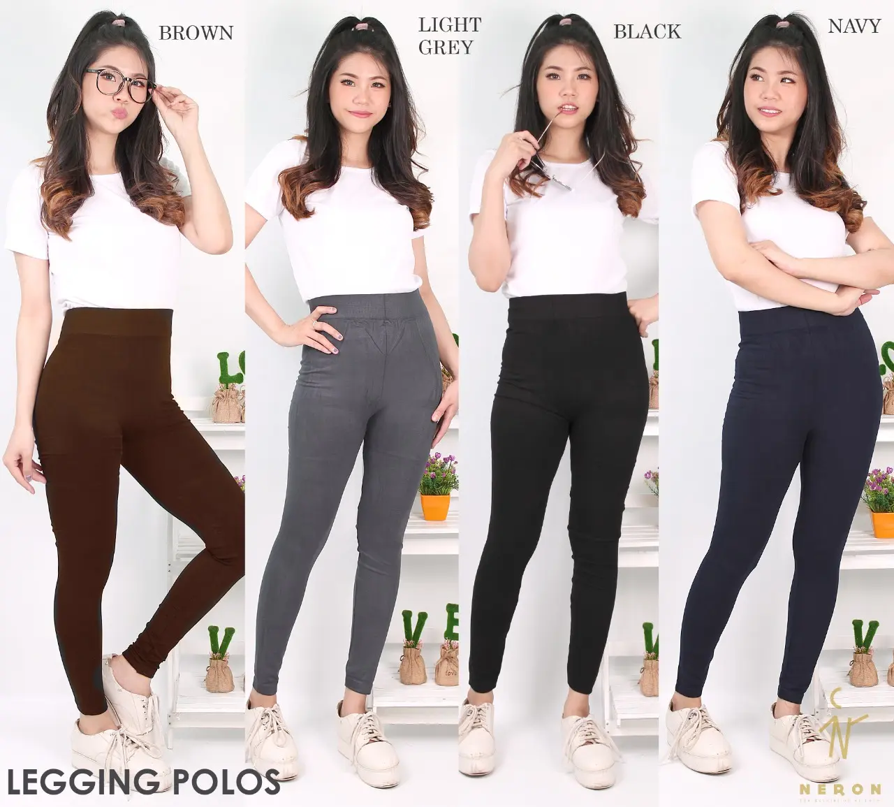 Legging Neron Import HW (Sampai BB 80 KG) Panjang