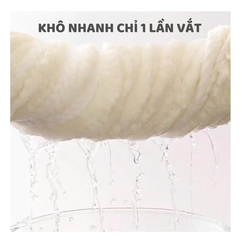 Product Introduction of Combo 4 khăn tắm sóng nước 50x100cm microfiber cao cấp, Mềm Mịn, Thấm Hút Nước Tốt, Không Phai Màu + Tặng 5 khăn Đa Năng - Minh Nguyệt Boutique-tb 16