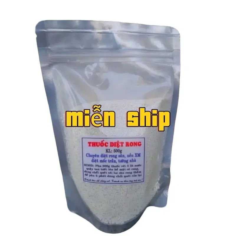 ￼[MUA 20 gói TẶNG 1 gói]bột tẩy rong rêu nền xi măng 500g Làm Sạch