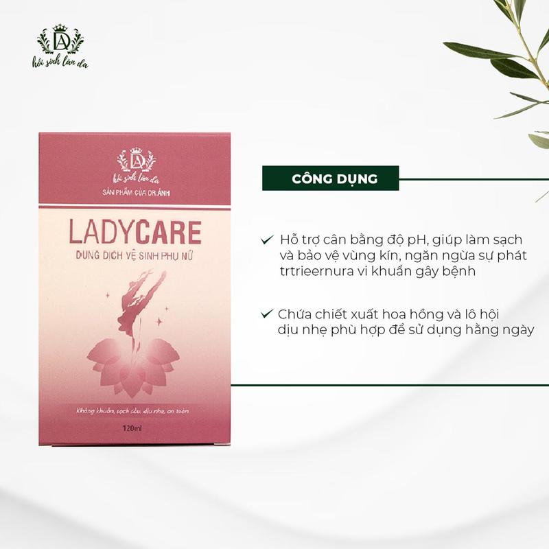 Dung Dịch Vệ Sinh Phụ Nữ LadyCare Sinh Học Dr Ánh - 120ml 3