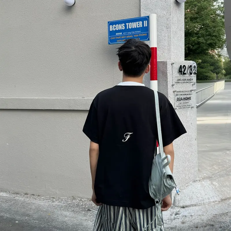 Áo Thun BOXY 280gsm - FARRIN - FR Vietnam -  In phồng - 100% Cotton 2C . Menswear Cổ Tròn áo hust quần cạp trễ nam áo đạo tỳ 4