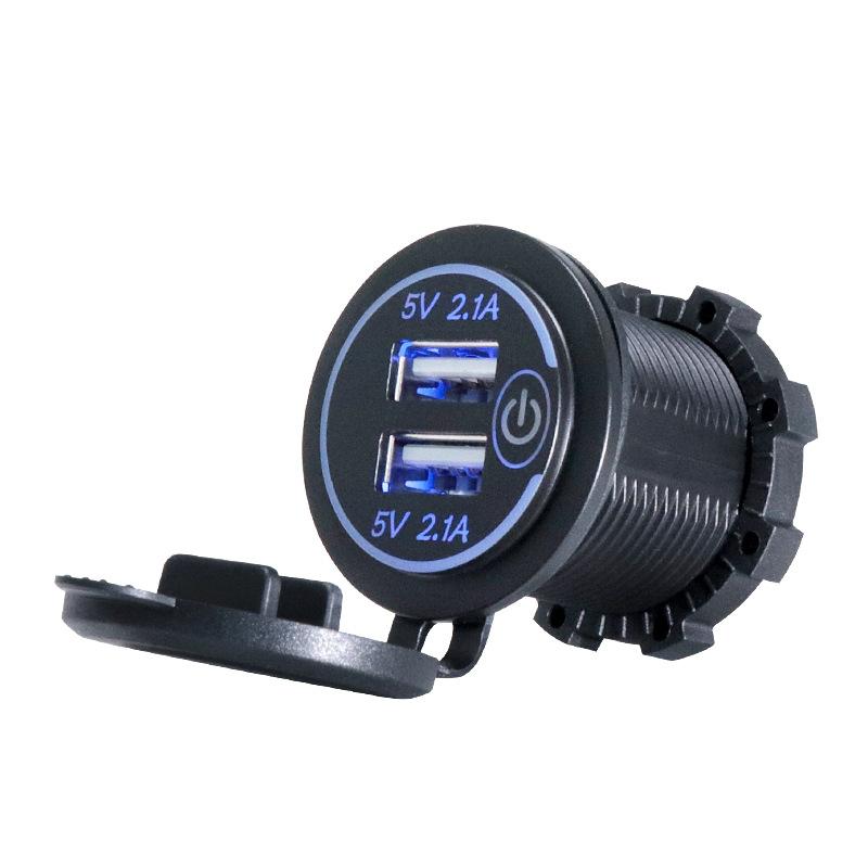 Product Introduction of Bộ Sạc Điện Thoại Di Động Thông Minh Gắn Trên Xe, Đa Chức Năng, USB Kép, Không Thấm Nước, Cho Ô Tô, Xe Máy, Sửa Đổi Ô Tô Điện, Một Cho Hai, Mới 15