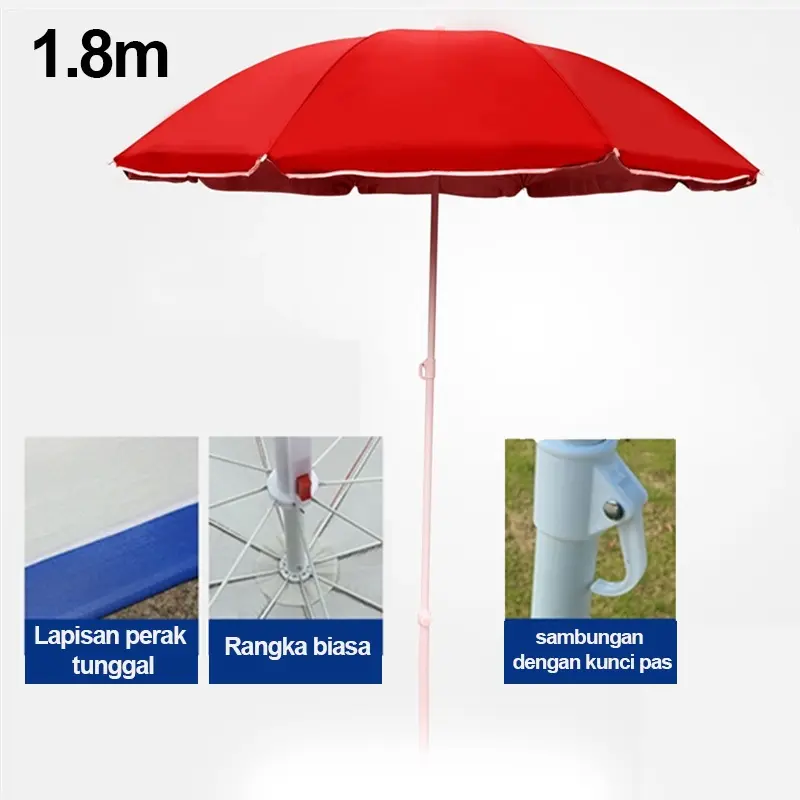 180CM-Merah - Anti U