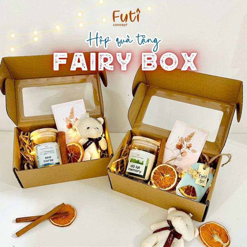 Hộp Quà Tặng Nến Thơm, Gấu Bông, Fairy box Nến Thơm Và Sáp Thơm 1