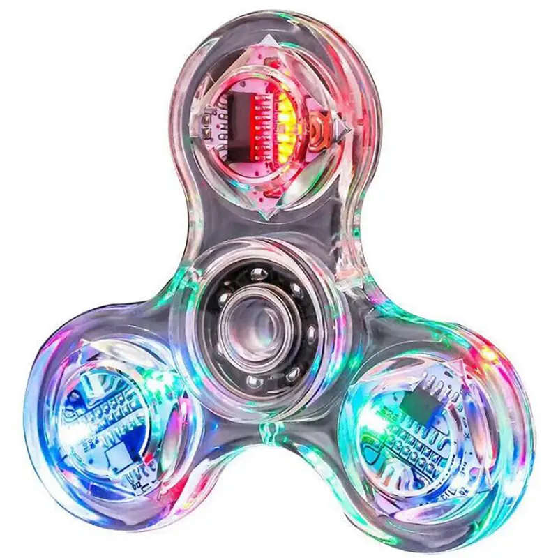 Con Quay Đèn LED Phát Sáng, Con Quay Tay Trên Cùng, Phát Sáng Trong Ánh Sáng Tối, EDC, Con Quay Figet 0